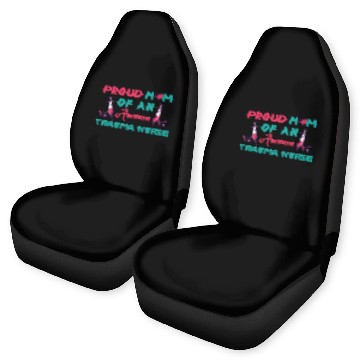 Discover Proud Trauma Nurse Mom Outfit Car Seat Covers