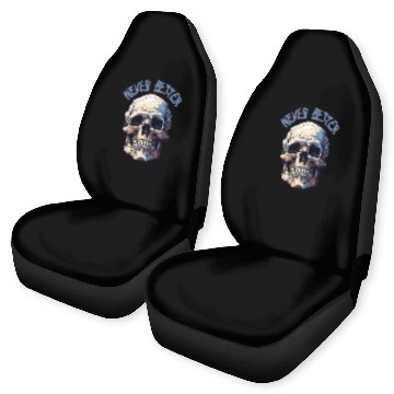 Discover Never Better Skeleton Funny Halloween Skull Car Seat Covers