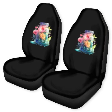 Discover Wild Flowers Car Seat Covers Design - Funny gift