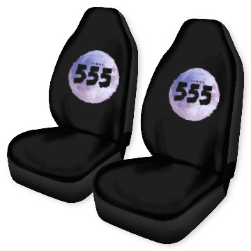 Discover Purple Moon Angel Numbers 555 Car Seat Covers