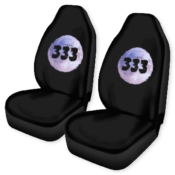 Discover Purple Moon Angel Numbers 333 Car Seat Covers