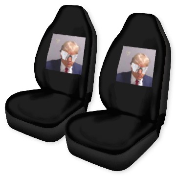 Discover Trump Mugshot with YZY Shades Car Seat Covers