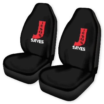 Discover Jesus Saves Love Jesus Christian Christmas Car Seat Covers