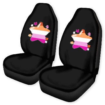 Discover Lgbtq Pride Flag Stars Lesbian Car Seat Covers