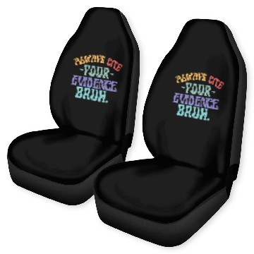 Discover Always Cite Your Evidence Bruh English Teacher Car Seat Covers