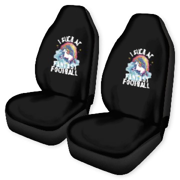 Discover I Suck at Fantasy Football Car Seat Covers