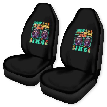 Discover Thump Grunt Beat I'm 6 Gorilla Lover Kid 6th Car Seat Covers