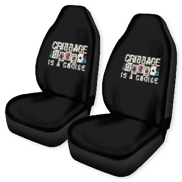Discover Cribbage Is A Choice Board Game Playing Cards Car Seat Covers