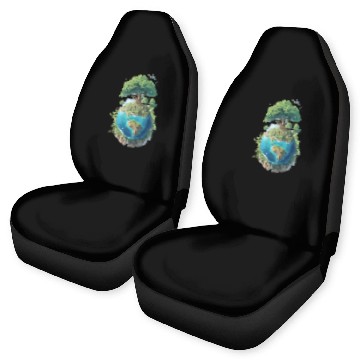 Discover ecological planet earth Car Seat Covers