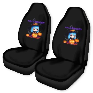 Discover Hallo Light Blue Witch Car Seat Covers
