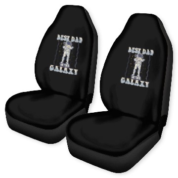 Discover Best Dad In The Galaxy Astronautical Spacecraft Car Seat Covers