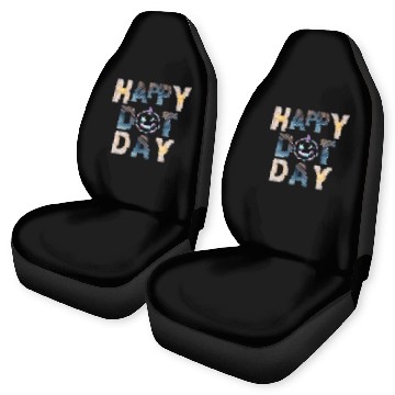 Discover Happy dot day pumpkin polka dot Car Seat Covers