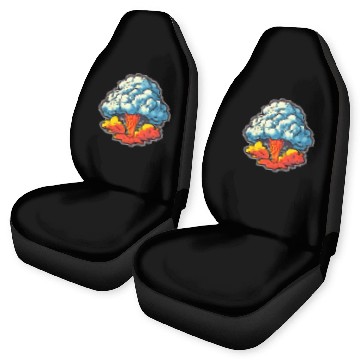 Discover Explosion Fireworks Pyrotechnics Car Seat Covers