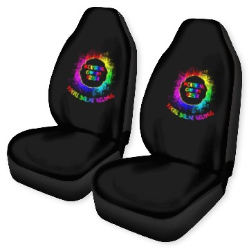 Discover Total Solar Eclipse Montreal Canada 4/28/24 Kidsfa Car Seat Covers