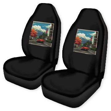 Discover fall in japan Car Seat Covers