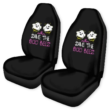Discover Save The Boo Bees Breast Cancer Awareness Car Seat Covers