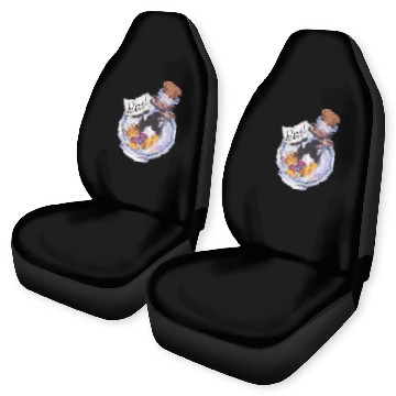 Discover Potion magpie bird coins money treasure wealth Car Seat Covers