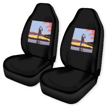 Discover Romantic couple dance with sakura flowers Car Seat Covers