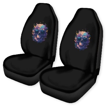 Discover Floral Skull | C08 Car Seat Covers