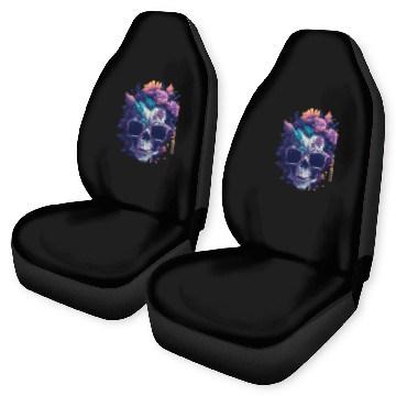 Discover Floral Skull | C12 Car Seat Covers