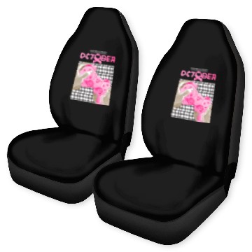 Discover In October We Wear Pink Breast Cancer Car Seat Covers