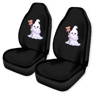 Discover Funny Halloween Ghost Malone Car Seat Covers