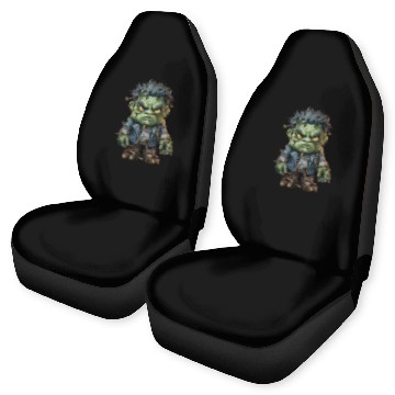Discover Halloween Frankie's Playful Monster Mash Car Seat Covers
