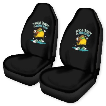 Discover Taco Mexican Food Baseball Card Baseball Player Car Seat Covers