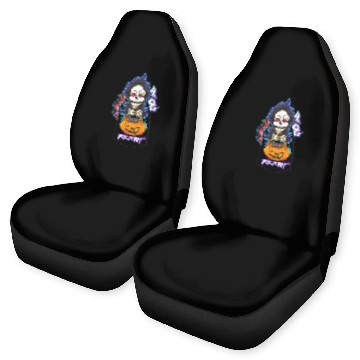 Discover Halloween Pocket Chibi Grim Reaper Trick or Treat Car Seat Covers