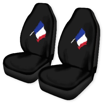 Discover France flag Car Seat Covers