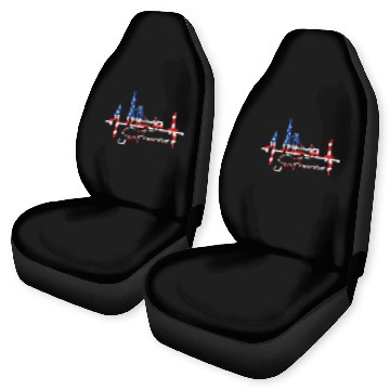 Discover San Francisco Skyline Heartbeat California Lover Car Seat Covers