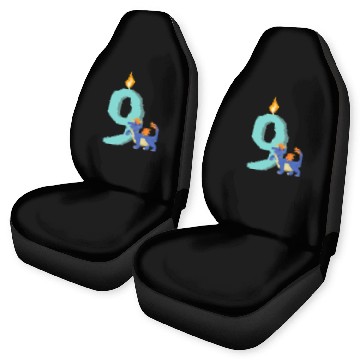 Discover 9 Years - Dragon Number 9 Car Seat Covers