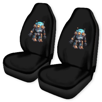 Discover Robot / Machine / AI / Innovation / Computer Car Seat Covers