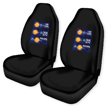 Discover Lunar Eclipse Solar Apocalypse Astrology Science Car Seat Covers