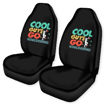 Discover Cool Guys Go Bouldering Climbing Boulder Car Seat Covers
