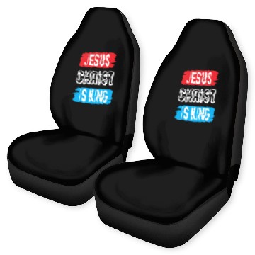 Discover Jesus Christ Is King Love Jesus Christian Car Seat Covers