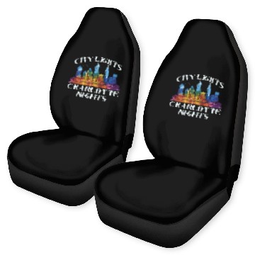Discover Charlotte North Carolina USA America United States Car Seat Covers