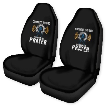 Discover Connect to God I Love Jesus Believer Worship Car Seat Covers