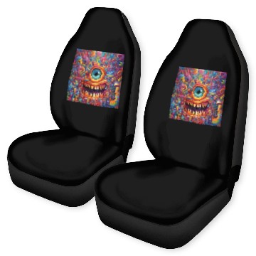 Discover Going On a Little Trip - Cyclops and Teeth Psyched Car Seat Covers
