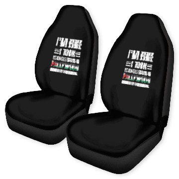 Discover I'm Fine I Took Acting Lessons In Pallywood Car Seat Covers