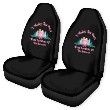 Discover I Make the Best Hot Chocolate - Christmas Mug Car Seat Covers