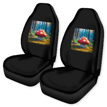 Discover Cute Mushroom Car Seat Covers