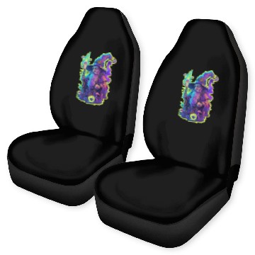 Discover wizard mushrooms Car Seat Covers
