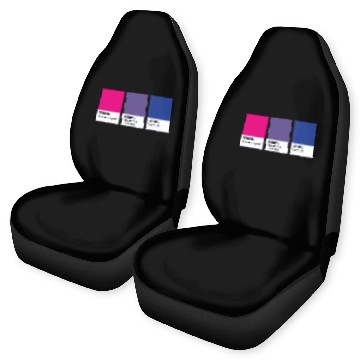 Discover LGBT COLOR PANTONE PALLETE BISEXUAL COMMUNITY Car Seat Covers