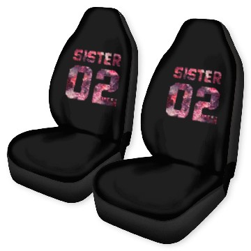 Discover COUPLE FLOWER SISTER 02 Car Seat Covers