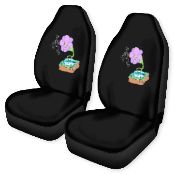 Discover Music Blossom Floreal Surreal Music Lover Design Car Seat Covers