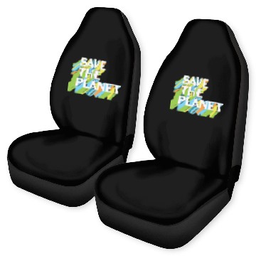 Discover Happy Earth Day Save The Planet Car Seat Covers