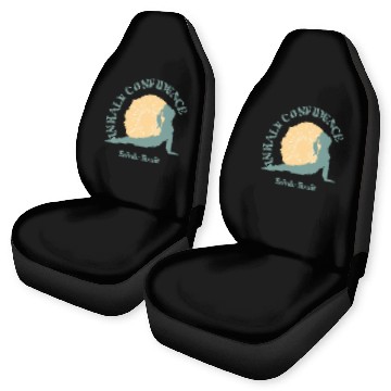 Discover Inhale Confidence, Exhale Doubt, Yoga Car Seat Covers