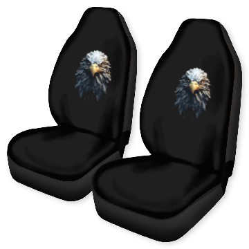 Discover Geometric Eagle Animation Car Seat Covers