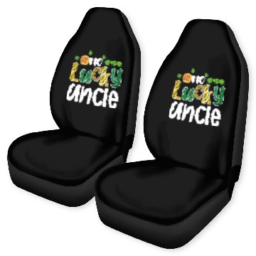 Discover One Lucky Uncle Matching Family St Patrick's Day Car Seat Covers